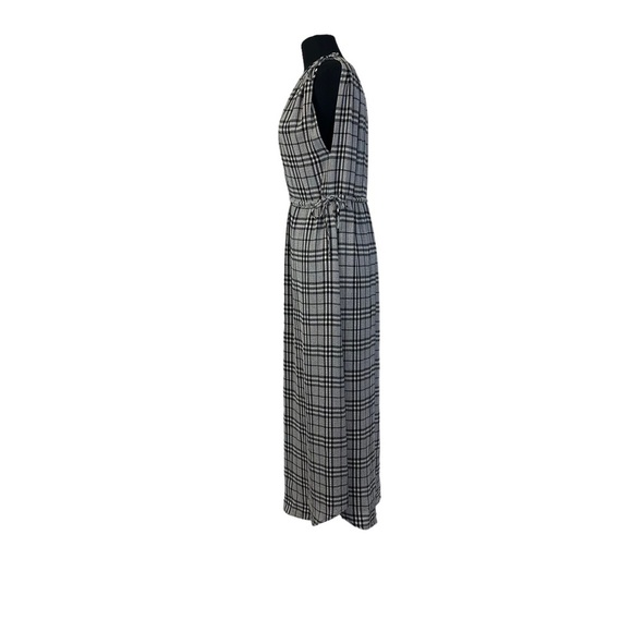 Current Air Plaid Sleeveless Dress S Gray Black - Picture 5 of 15